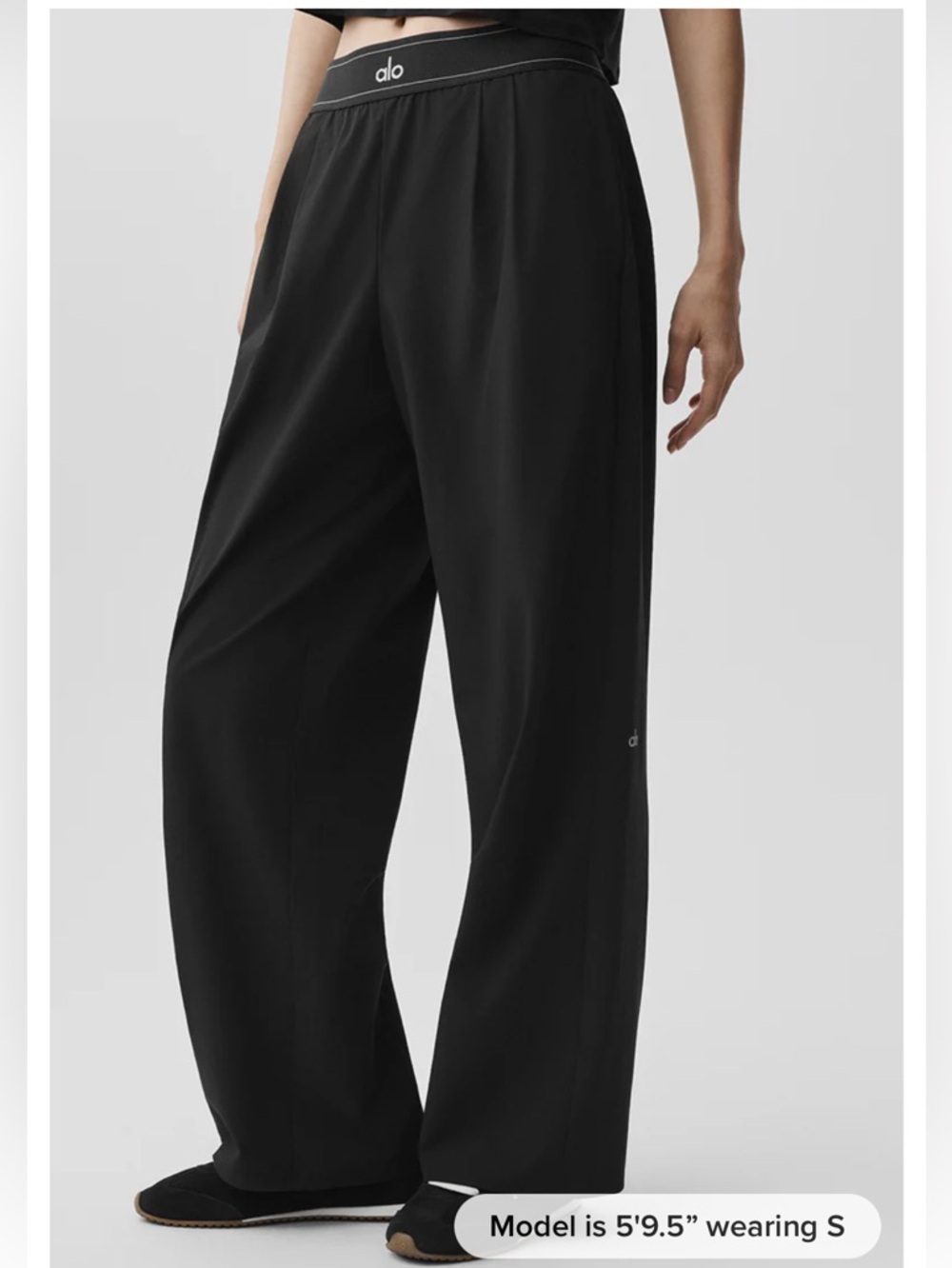 LIKE NEW ALO Suit Up Trouser (Regular), Black, size M - Picture 2 of 8